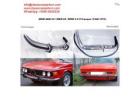 BMW 2800CS. 3.0CS. E9 bumpers (1968-1975) by stainless steel new 